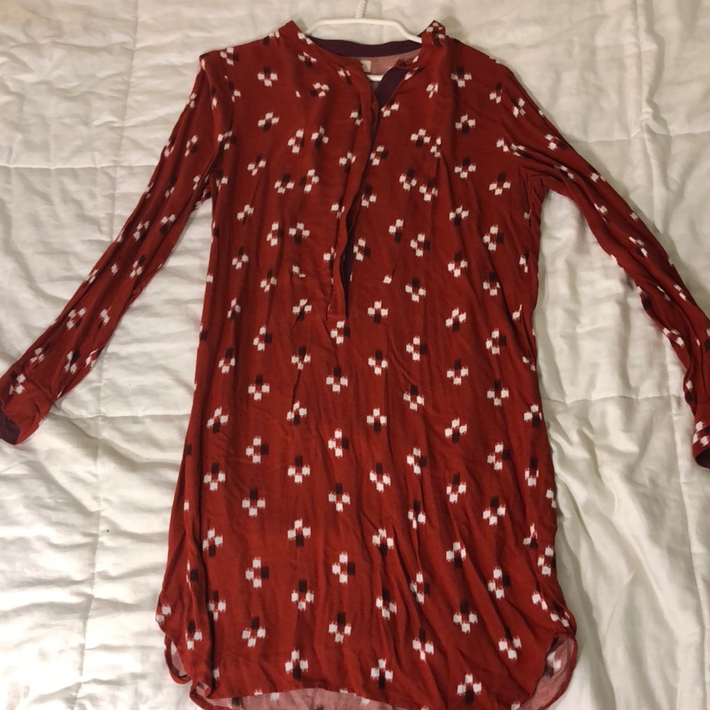 Shift shirt-dress